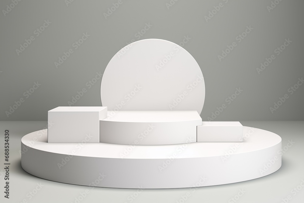 3D podium for product display modern 3D podium for product display modern