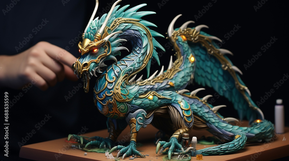 Unusual decorations in the form of a dragon for the New Year tree. Good quality and bright colors. Year of the Dragon. Beautiful background. Unusual decorations in the form of a dragon for the New Year tree. Good quality and bright colors. Year of the Dragon. Beautiful background.
