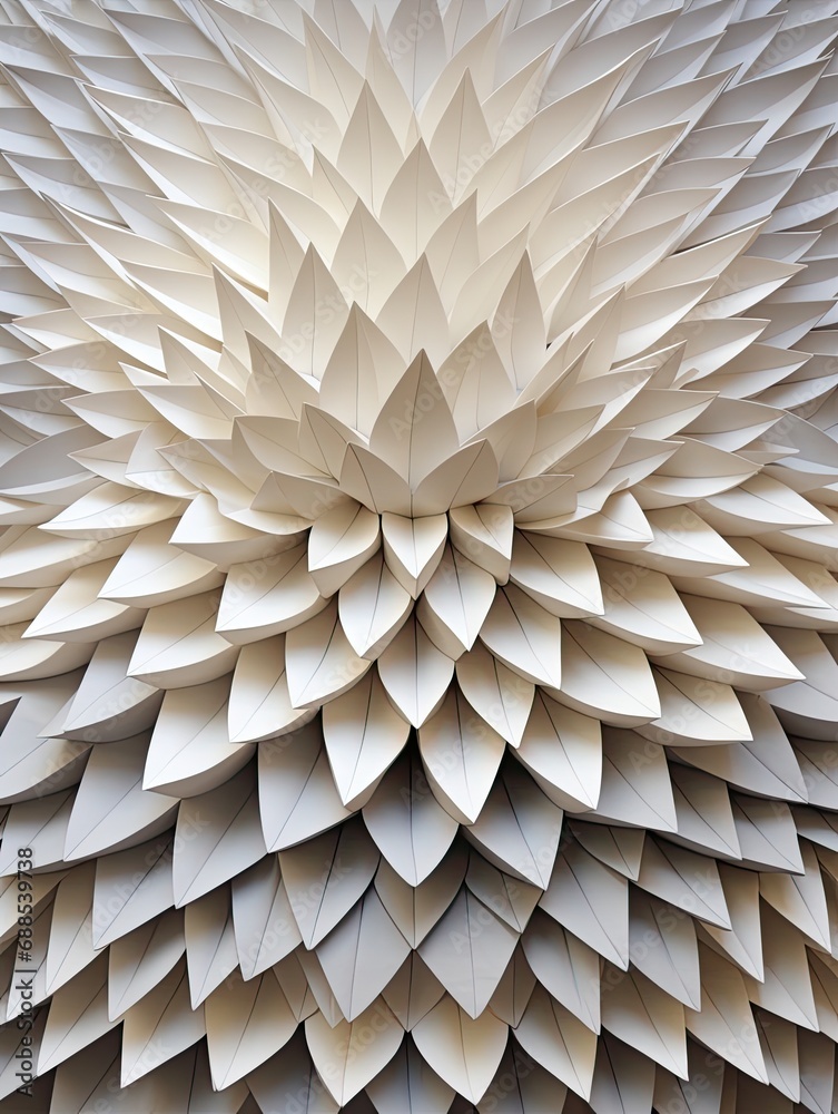 Origami Wall Art: 3D Folded Paper Shapes Create Stunning Depth and Texture