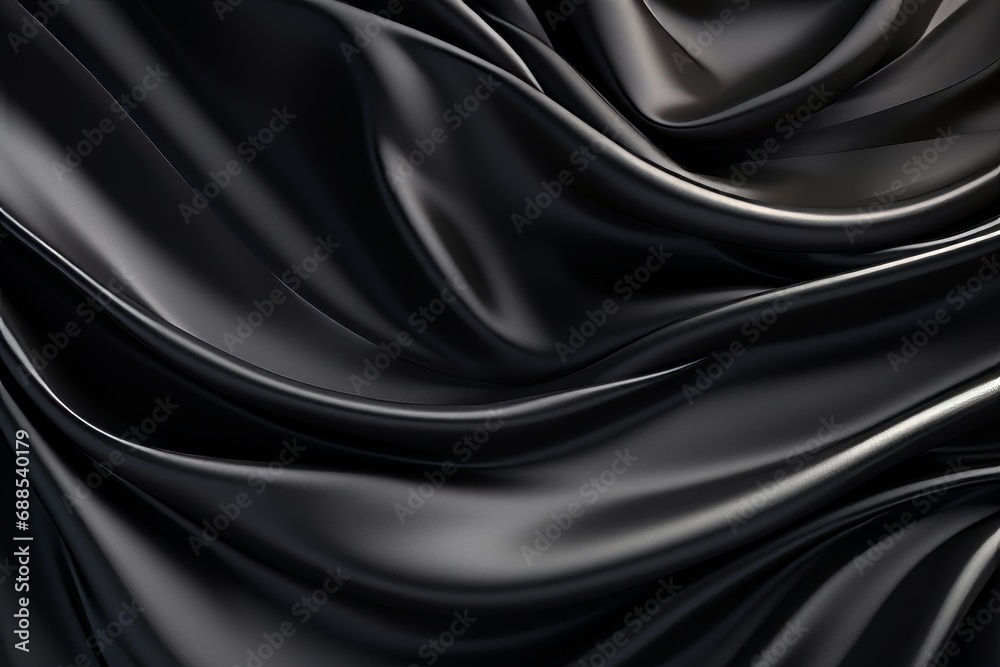 Fototapeta premium Black silk backBlack silk background cloth. High Qualityground cloth. High Quality