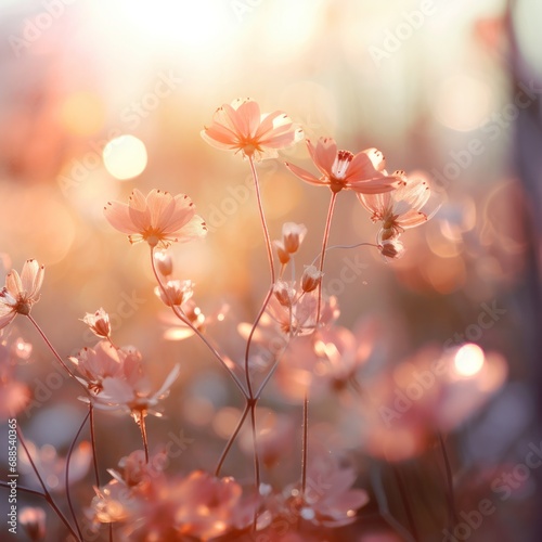 Backgrounds of delicate flowers in pastel tones © Ramon Grosso