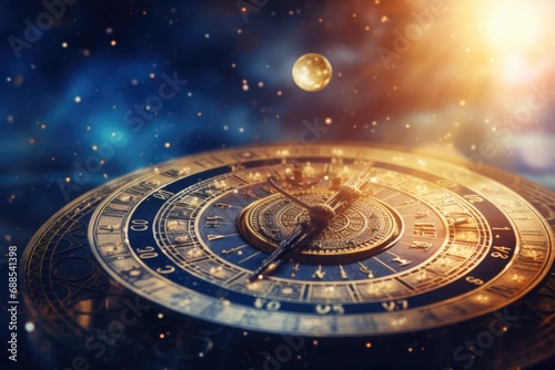 Astrology horoscope concept background photo