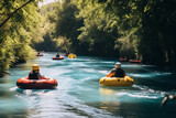 
A lazy river tubing adventure, where participants drift down a calm river, enjoying effortless fun amidst beautiful natural scenery in a laid-back and enjoyable activity.
