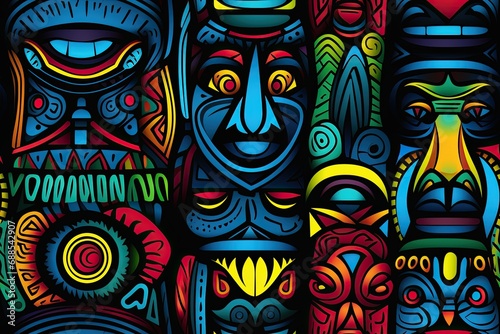 Latin american seamless pattern