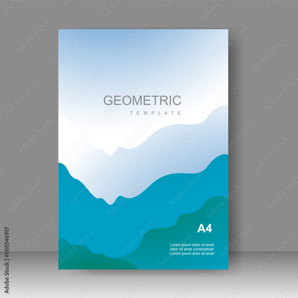 Cover design modern template. for cover book, brochure, poster, Annual report, flyer, catalog. Vector illustration
