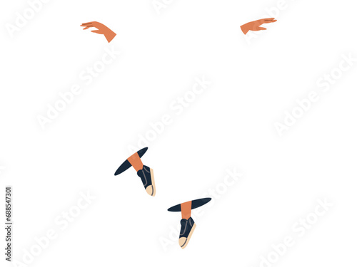 Body part vector illustration. Body shape awareness contributes to proactive health management and lifestyle choices Anatomic understanding is vital for cultivating culture preventive healthcare