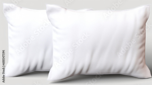 Two White Pillows
