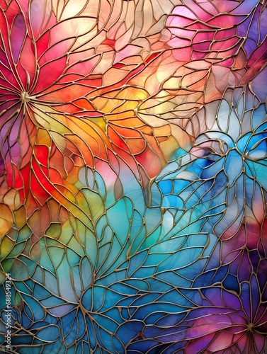 Translucent Brilliance: Stunning Wall Art with Stained Glass and Tinted Plastic