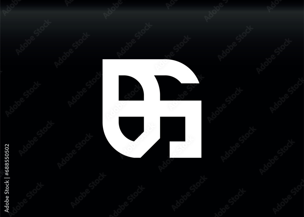 Monogram Letter DS Logo Design vector template Monogram Letter DS Logo Design vector template