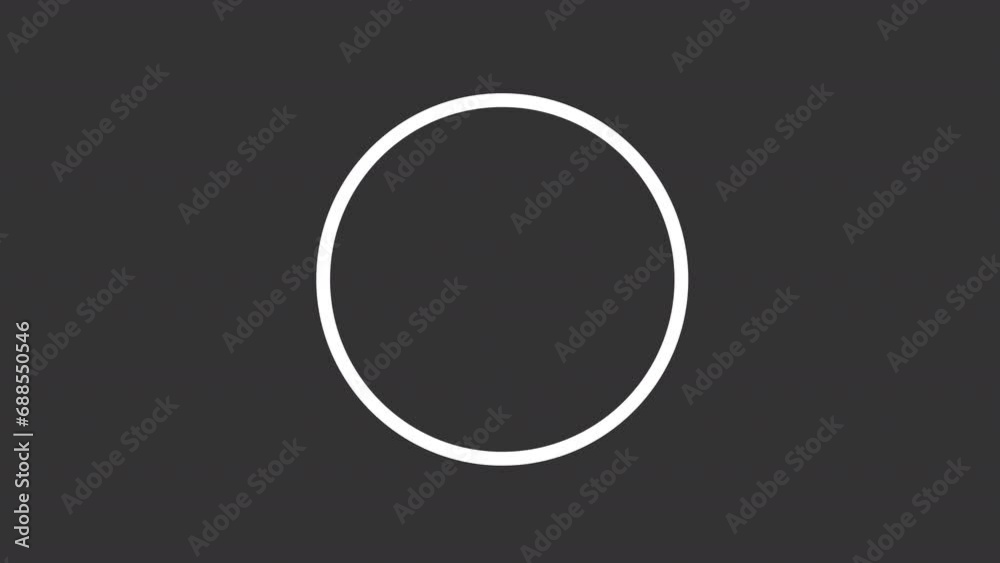 Electricity white line animation. Lightning bolt in circle animated icon. Energy provider. Power plant. Isolated illustration on dark background. Transition alpha video. Motion graphic Electricity white line animation. Lightning bolt in circle animated icon. Energy provider. Power plant. Isolated illustration on dark background. Transition alpha video. Motion graphic