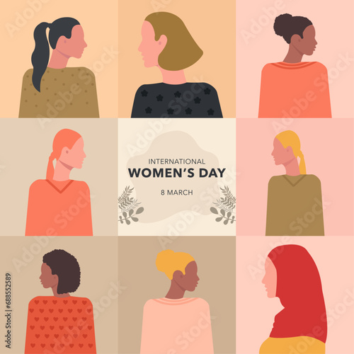 Women's day in flat design