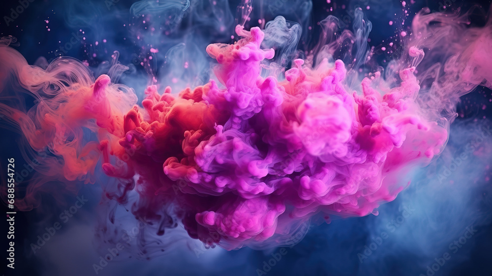 Fototapeta premium Abstract watercolor hand drawn paintbrush background