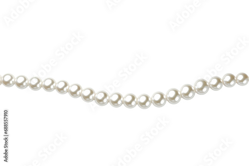 Nature's Jewelry: Adorning Spaces with the String of Pearls isolated on transparent background