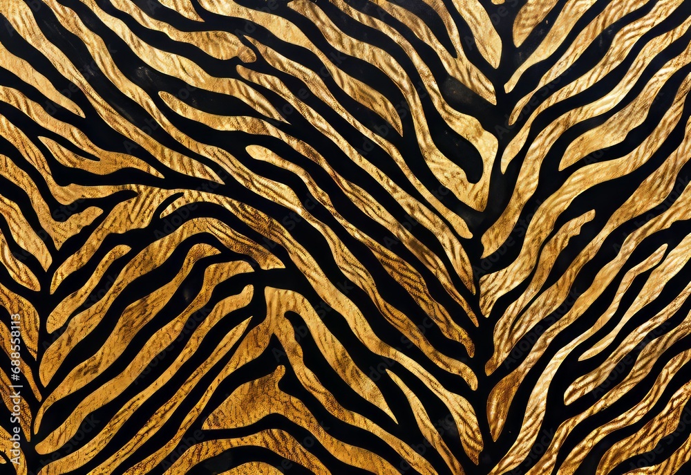 Fototapeta premium Tiger skin print background