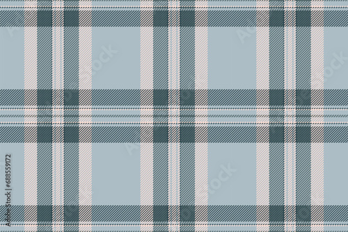 Tartan seamless textile of check vector texture with a fabric plaid pattern background.