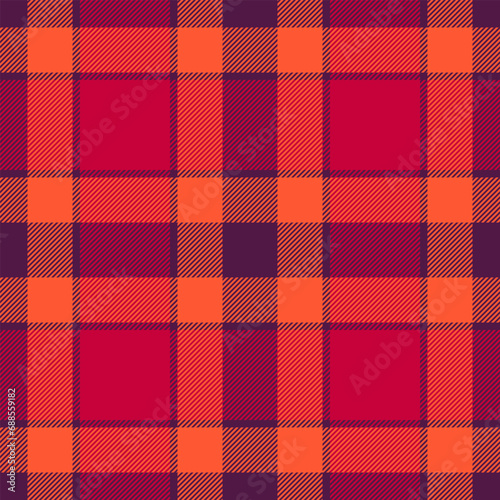 Texture plaid tartan of fabric background seamless with a vector check pattern textile.