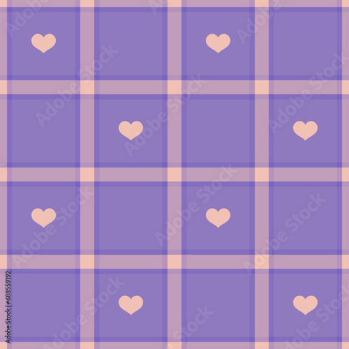 Background texture plaid of vector seamless fabric with a check textile pattern tartan.