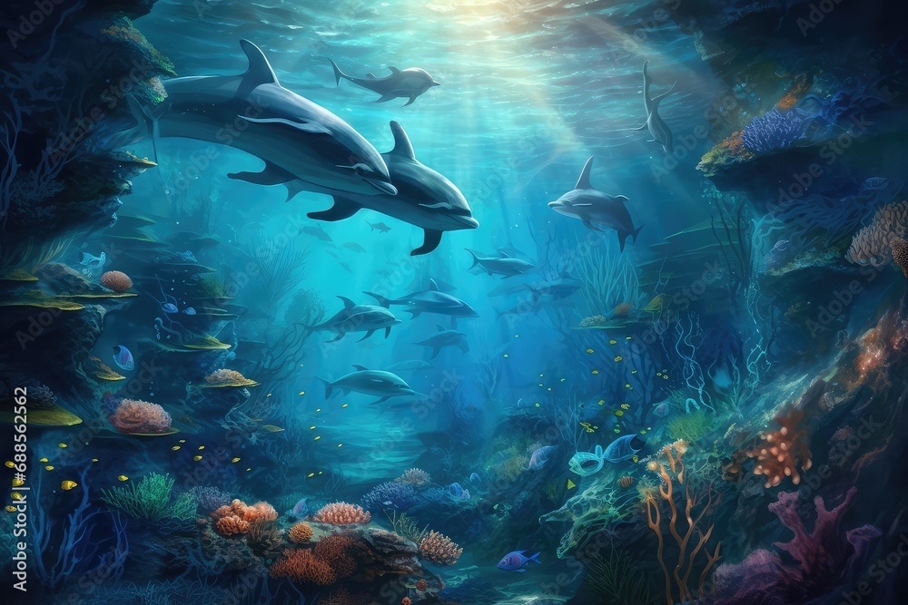 underwater sea world background for marine wildlife adventure underwater sea world background for marine wildlife adventure