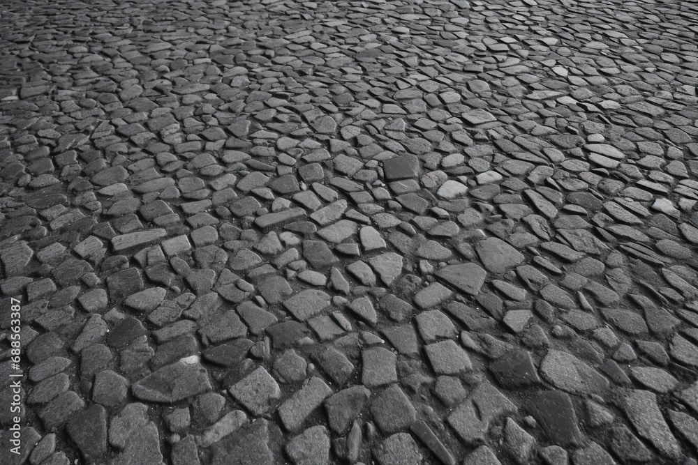 vintage style road brick cobblestone floor texture wallpaper