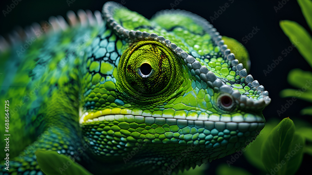 Fototapeta premium A Close-Up of a Lizard