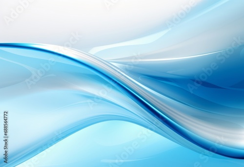 Blue Abstract wave background