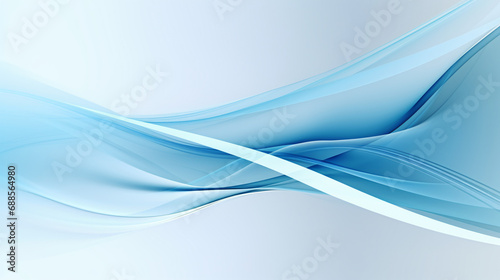 Blue and White lines curve Abstract technology