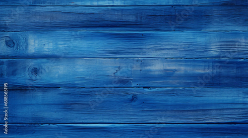 Blue wood paint color texture background