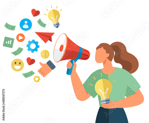 Social media. Vector illustration. Social media platforms provide space for communities to connect and interact Discussions on social media platforms foster meaningful dialogues Corporations leverage