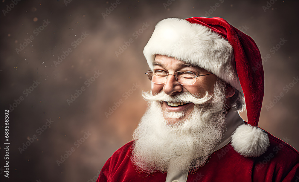 A smiling Santa Claus with space for copying A smiling Santa Claus with space for copying