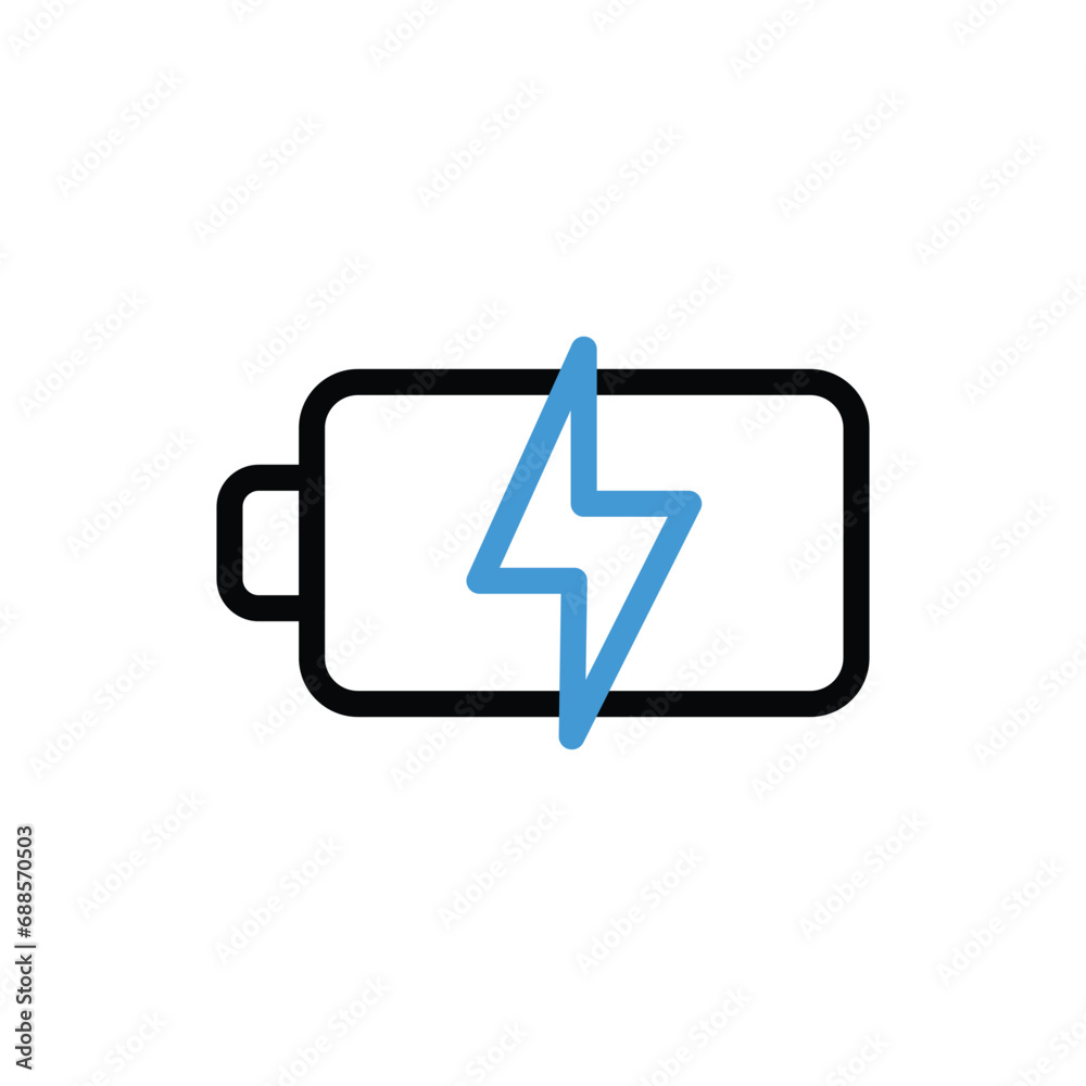 Battery charge icon vector stock illustration Battery charge icon vector stock illustration