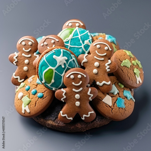 gingerbread men around the ...
