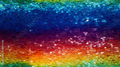 Seamless pride flag rainbow glitters powder dusted pattern  metalic reflection  - Seamless tile. Endless and repeat print.