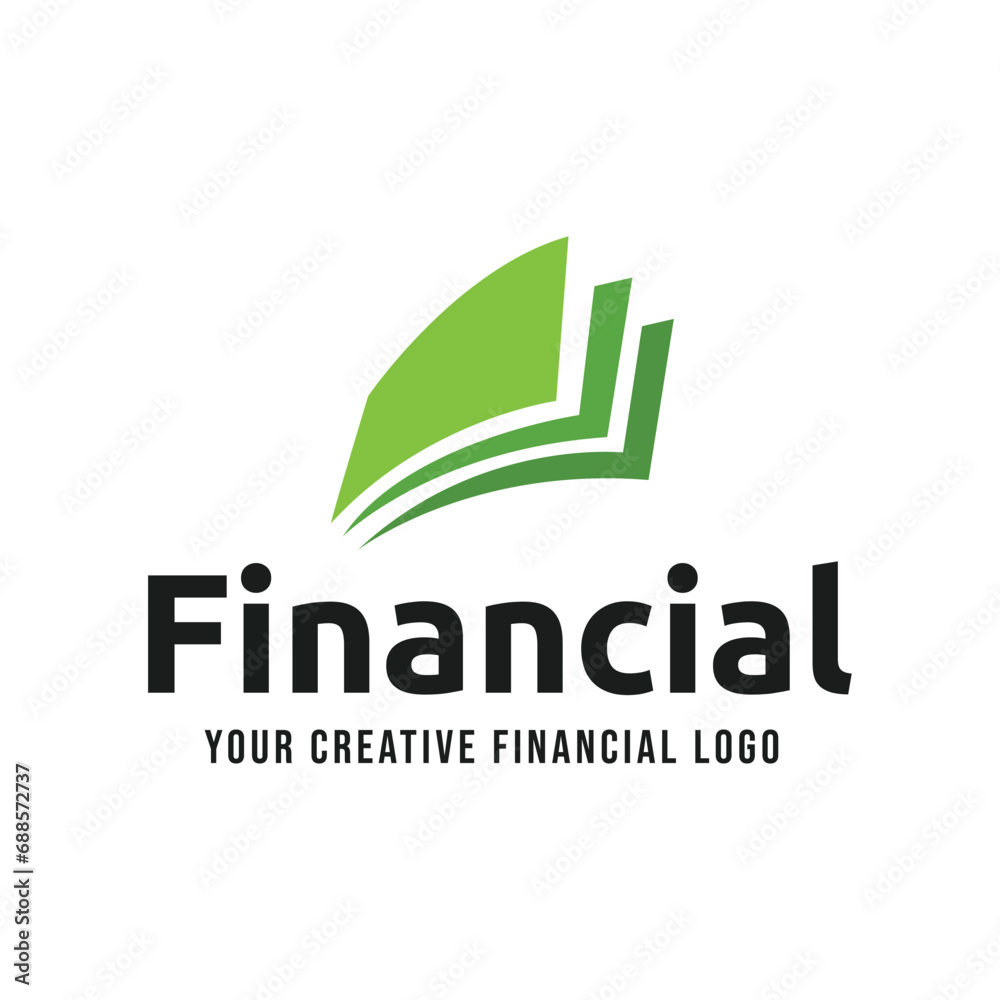 Simple Financial and investment Logo designs concept vector, Modern Finance logo designs isolated on white background Simple Financial and investment Logo designs concept vector, Modern Finance logo designs isolated on white background
