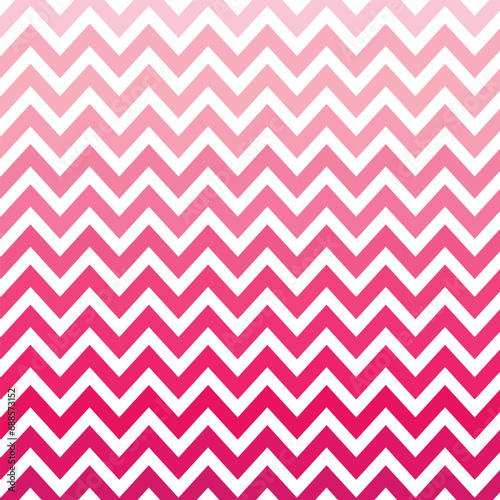 Cute chevron pattern vector background. Pink Ombre style zigzag pattern wallpaper.