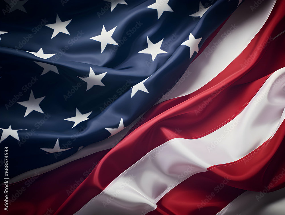 United state of america national flag background, USA flag weaving made by silk cloth fabric, USA background, ai generated image United state of america national flag background, USA flag weaving made by silk cloth fabric, USA background, ai generated image