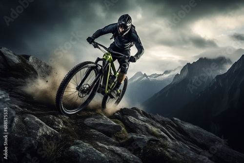 mountain bike rider © azhar