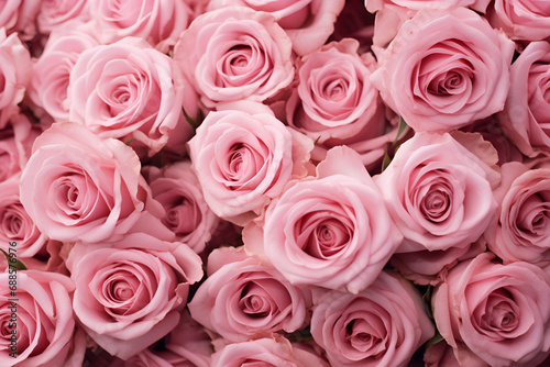 Background image of pink roses generated AI