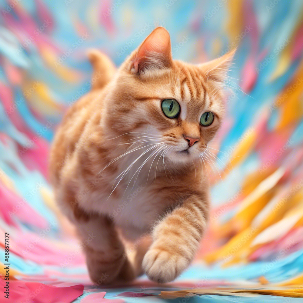 Fototapeta premium 고양이