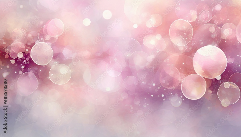 ethereal blur and gentle pastel pink background with whimsical bubbles featuring a lovely watercolor effect and scattered bokeh elements soft pink texture with delicate wisps of smoke and clouds