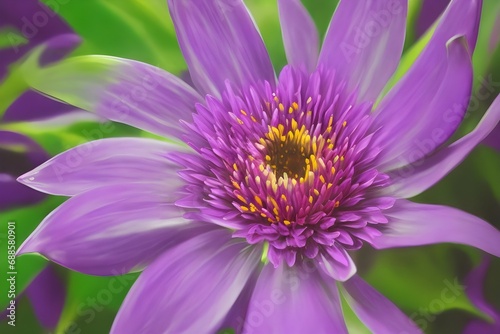 Purple dahlia flower close-up. Floral background