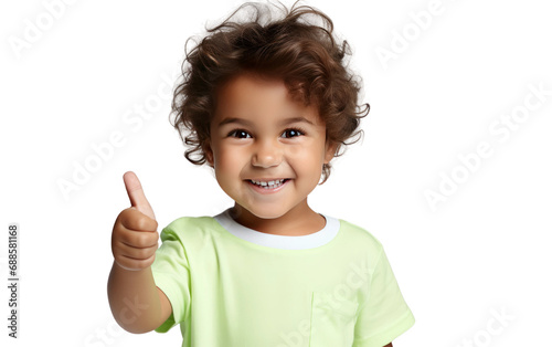 Jubilant young fingers in lime Green Isolated on a Transparent Background PNG