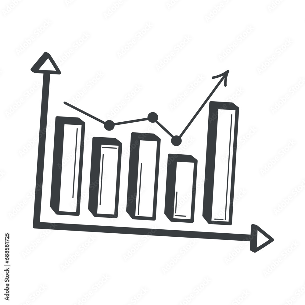 Business element of set in black line design. An illustration in black outline feature a business diagram, emphasizing the strategic planning and decision-making involved. Vector illustration. Business element of set in black line design. An illustration in black outline feature a business diagram, emphasizing the strategic planning and decision-making involved. Vector illustration.