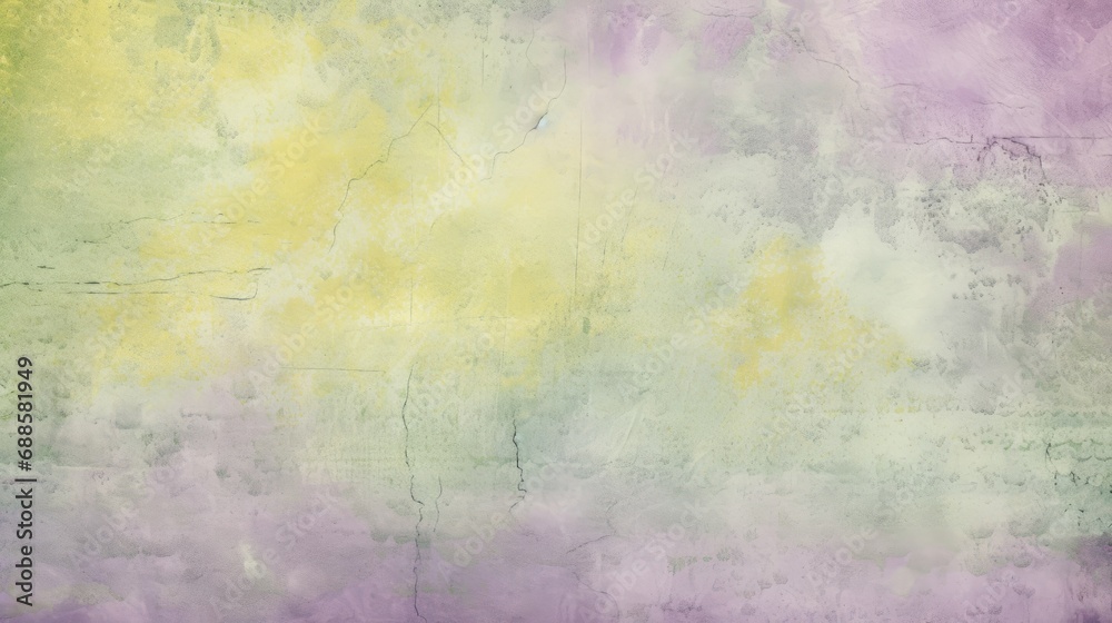 Soft Yellow and Lavender Grunge Texture Background