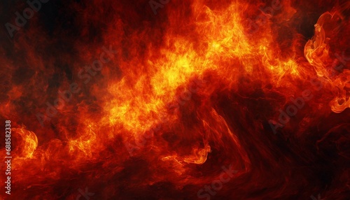 artistic dark red hot fire flame illustration background © Faith