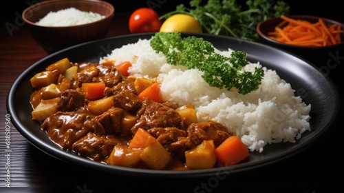 Japanese curry rice