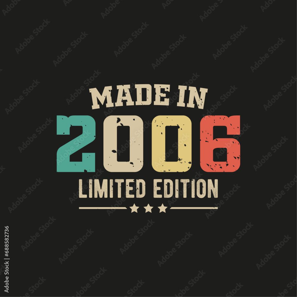 Made in 2006 limited edition t-shirt design