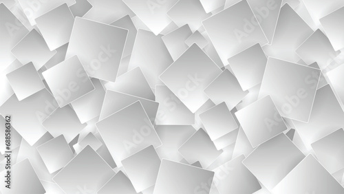 Abstract white Square Background Design and vector art
