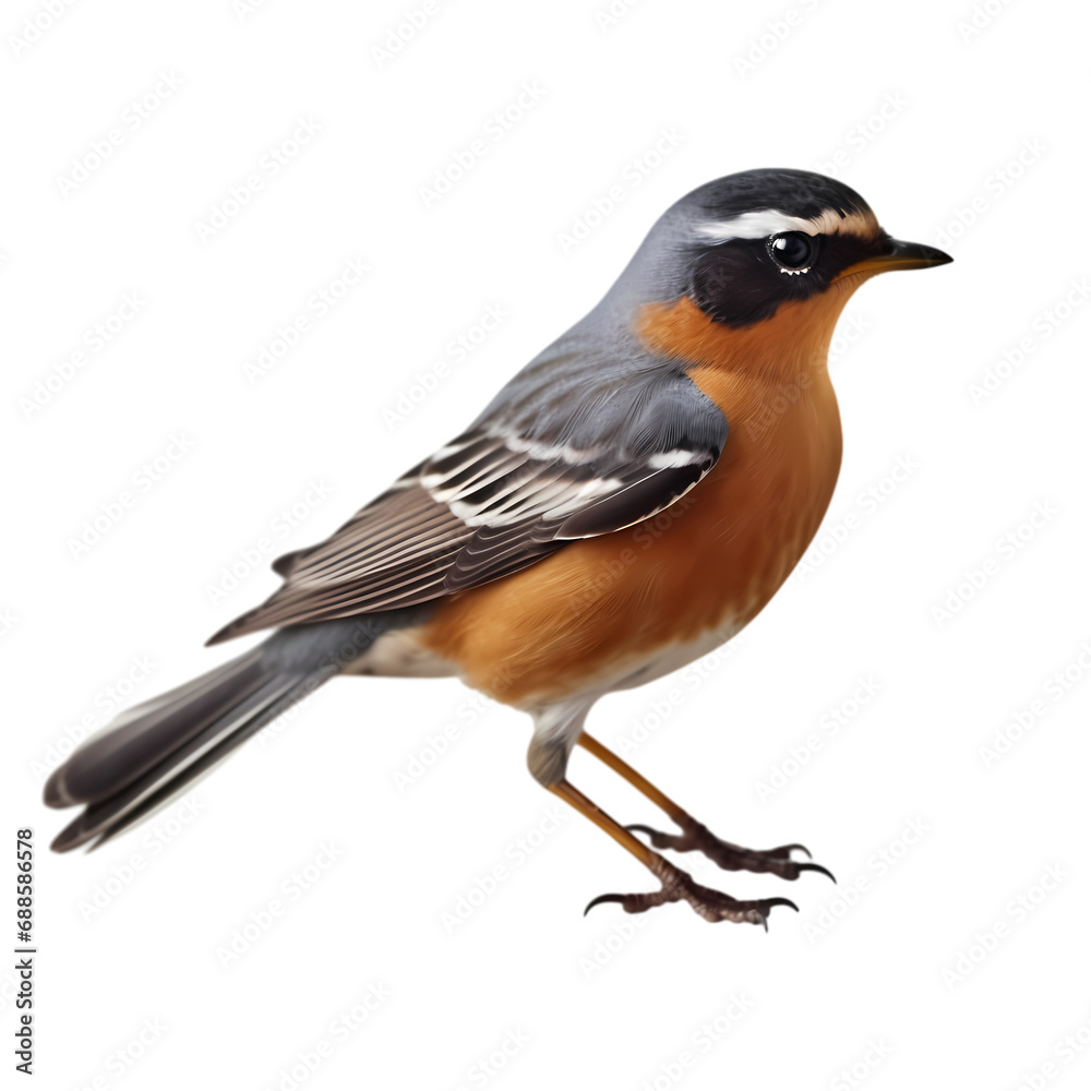 American robin isolated on transparent background American robin isolated on transparent background