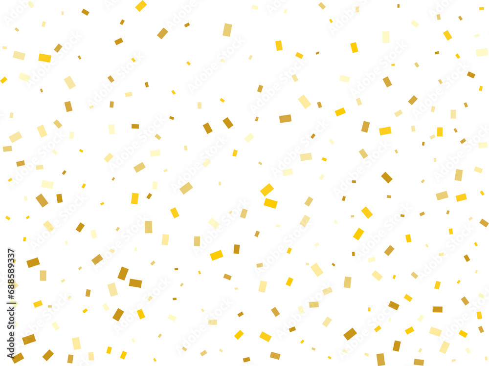 Modern Gold Rectangular Confetti Modern Gold Rectangular Confetti