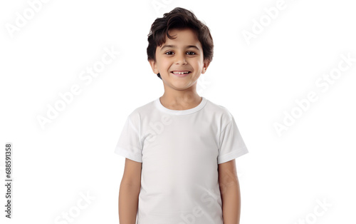 Upbeat Little Athlete Brims with Joy Isolated on a Transparent Background PNG